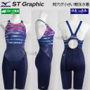 �~�Y�m MIZUNO ���j���� ���f�B�[�X WA���F M�T�C�Y N2MGD74186 �l�C�r�[�~�s���N �C�̃��`�[�t ST Graphic �}�X�^�[�Y�o�b�N /2026FW