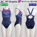 �~�Y�m MIZUNO ���j���� ���f�B�[�X WA���F M�T�C�Y N2MAD74186 �l�C�r�[�~�s���N �C�̃��`�[�t ST Graphic ���[�J�b�g /2026FW