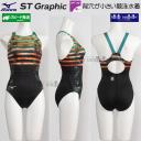 �~�Y�m MIZUNO ���j���� ���f�B�[�X WA���F L�T�C�Y N2MAD74193 �u���b�N�~�O���[�� �C�̃��`�[�t ST Graphic ���[�J�b�g /2026FW
